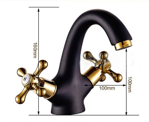 La Rochelle Oil Rubbed Bronze Bathroom Sink Faucet